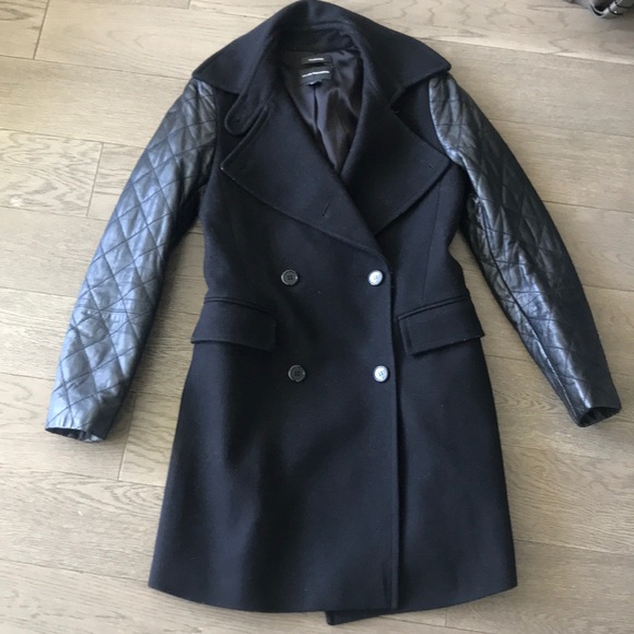 Club Monaco wool blend pea coat - Picture 4 of 4